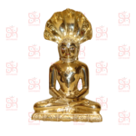 SAMYAG JAIN UPKARAN BHANDAR PRESENTS pure panch dhatu parmatma pratima size-9 inch weight -3.5 kg width -6.5