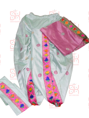 Samyang jain upkaran bhandar presents  children special pooja jod  cotton silk  size -30