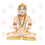 samyag jain upkaran bhandar presents italian dust marble parmatma pratima size - 7inch width -5 inch