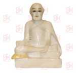 samyag jain upkaran bhandar presents 5'' italian dust marble RAJENDRA SURISHWARJI MAHARAJ SAHEB PRATIMS 5'' INCH SIZE DARSHANIYA MURTI