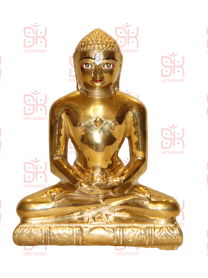 pure panchdhatu pratima with silver chakshu tilak