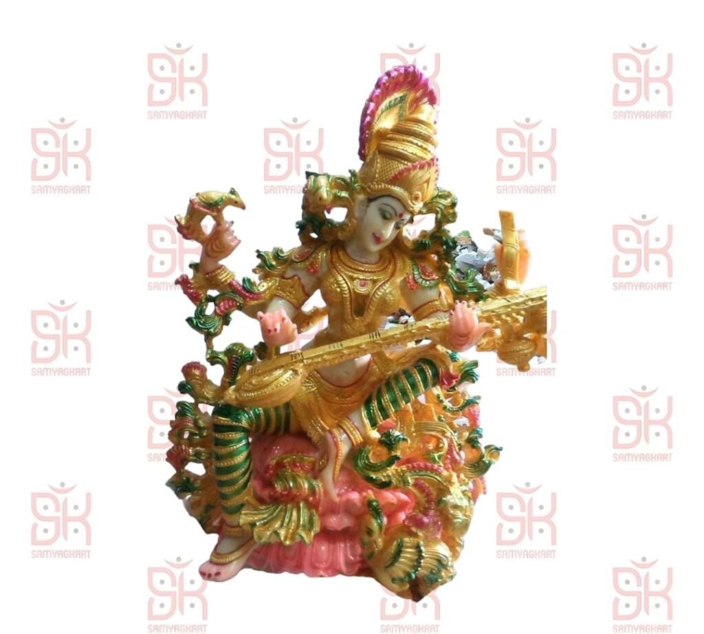 17” pure italian dust marble saeaswati mata – SamyagKart