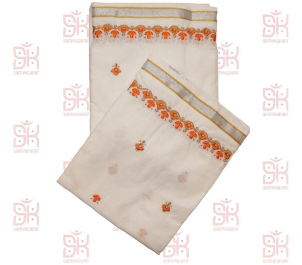 samyag jain upkaran bhandar presents mens work pooja jod best for personal use semi work pooja jod 4 meter dhoti 2.75 meterkhes pure cotton contact for more information 9558945109