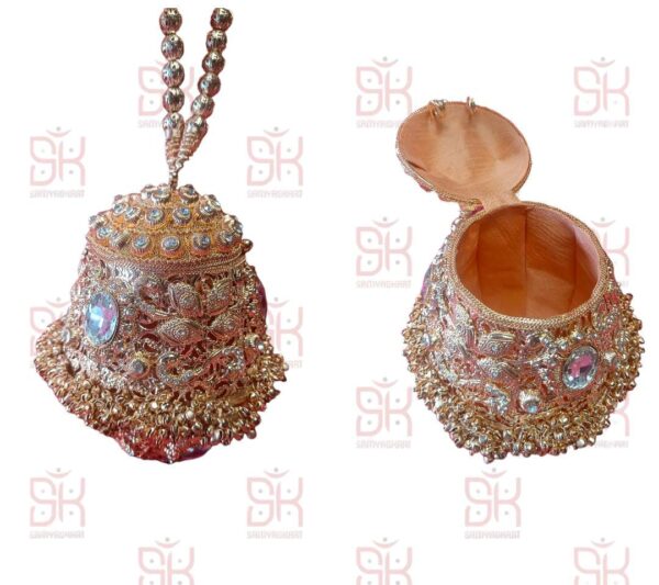 samyag jain upkaran bhandar presents vaskshep batwa pure copper metal size -8'' best for guruji gifting best for tapsya gift for maharaj saheb palna for sangh for updhan / vorava gift