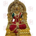 SAMYAG JAIN UPKARAN BHANDAR PRESENTS DIWALI SPECIAL lakshmi ji MADE WITH IMPORTED METAL MADE WITH HEAVY MATERIAL BEST QUALITY BEST FOR GIFTING BEST FOR NEW HOME BEST FOR YOUR PERSONAL MANDIR BOOK FAST SIZE - 5 inch total with singhasan 4 inch pratima ji size